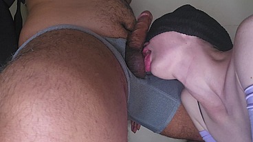 Smelling, Worshipping & Cleaning His Sweaty Black Balls