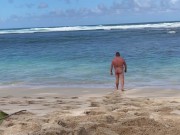Getting dirty on a beach in Hawaii - Lots more at onlyfans. com/westcub86
