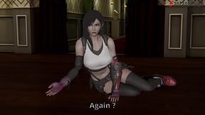 Busty Tifa Lockhart gives surprise 3D blowjob in Full 1hr movie