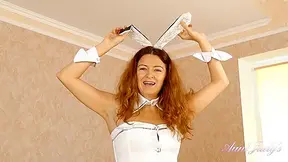 Helen Volga - Helen Prances Around In Her Bunny Tail