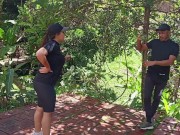 MI ENTRENADOR HACIIENDO CARDIO CON UNA COGIDOTA ESPECTACULAR 1 PARTE