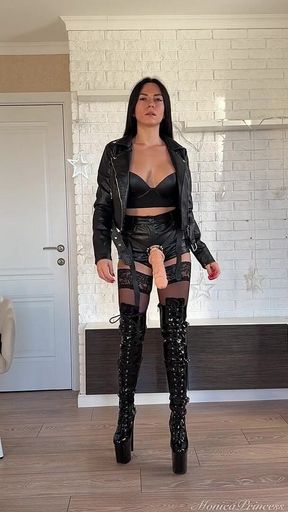 POV: Gay Humiliation and Pegging in Latex Boots