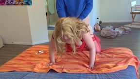 Stepmom Teaches Stepson How To Have Sex But He Keeps Fucking The Wrong Hole!