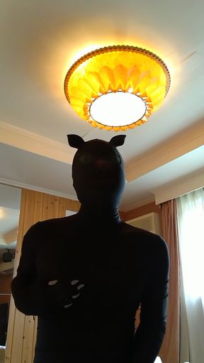 I masturbated comfortably while getting excited in a jumpsuit that could turn into a cat!