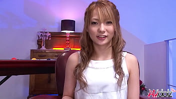 Horny Japanese woman Sena Aragaki plays with a sex toy on a armcair,uncensored.