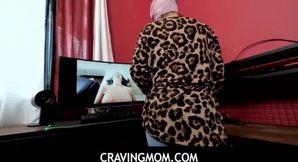 Caught in the Act: Stepson's Secret Moment Interrupted by Stepmom!