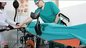 Doctor's medical exam turns into gyno orgasm for the patient