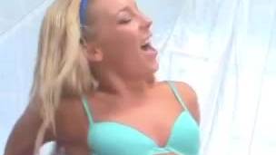 Xxx Movie @Reverse Cowgirl & #Small Tits #Blonde #Sexy Lingerie with @Ally Kay & @Victoria White at @Devils Film Like & Share!