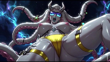 My alien girlfriend sexy pose (AI animation)
