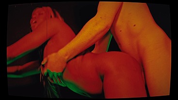 Retro style fetish room sex