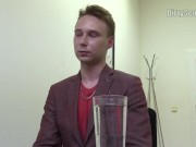 DIRTY SCOUT 155 -  Suited Up Twink Impresses Agent And Gets A Hard Cock