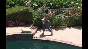 Naudia Strips In The Pool And Sucks Me Off Till I Cum In Her Mouth! (1st half mp4)