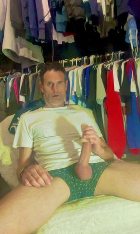 Mike stroking