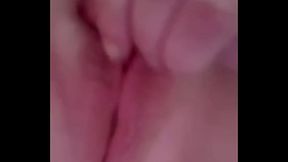 Watch as I finger myself and cum flows from my body