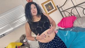 Kim Chi loves her bellybutton worshipped by YOU! POV HIDEF