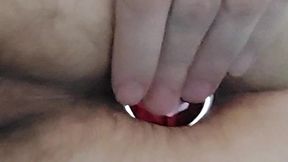 me animando com meu plug anal.