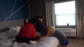 deaf anime white girl gets bbc ass cream then ests his ass