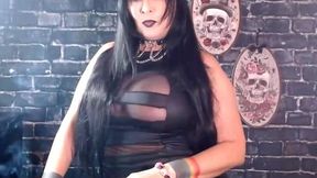 Virginia Slim 120s Goth Smoking Milf (Rae Lil Black)