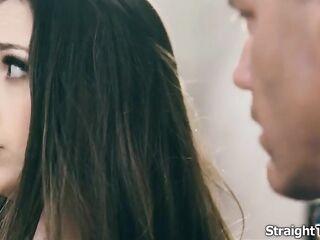Bf has conditioned teen Caroline Sweets into a schlong doxy and proves it ifo her stepmom and stepdad.They can not make no doubt of their stepdaughter sucks ifo 'em