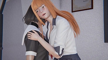 Anime Collage girls Scissor