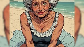 Revealing Swimsuits with Mature Cleavage (naughty Ai)