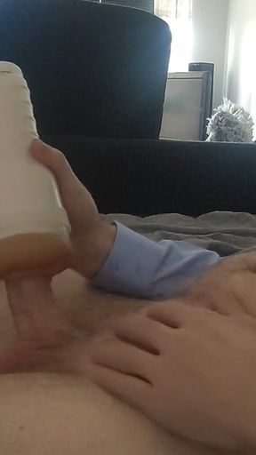 Creampie My Fleshlight When I Moan