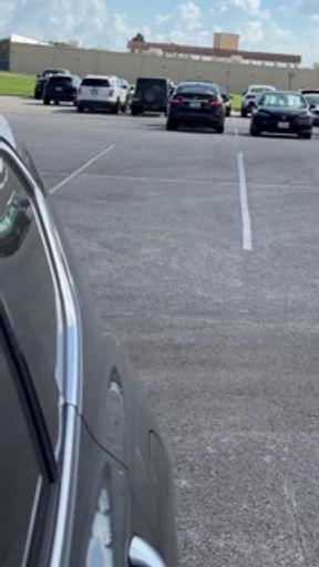 Peeing behind the outlet mall