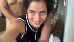 Hot Plump-assed Religious Latina MILF Lets Her Neighbour Deepthroat & Sodomize Her In the Name Of God