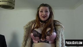 Chubby slut Estella Bathory endures rough fucking and domination from her daddy