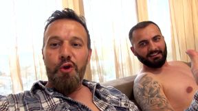 Black Monster Cock Pounds Two Slutty Bitches in Double Doggy