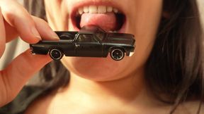Tiny Car Huge Fun Giantess Gets Naughty with Her New Toy