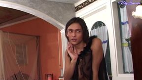 Beautiful Trans Gets Fucked in the Ass by Pier Dj