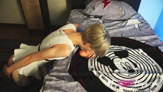 BDSM Sex slave training ( Spanked ass, Deepthroat, Gagging) MyKinkyDope