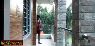 Hot Indian servant gets his cock wet with village maiden