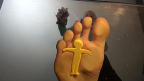 Jelly Toy Against Makayla's Soles!