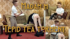 Tepid Tea Torment, spanking, tawsing and dressage cropping the Butler for mediocre service