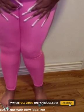 Desperate for a Wee Pissing My Self in Nylon Leggings