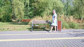 Relax on the Bench(discreet Masturbation)