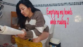 Emptying my bowels while reading 2