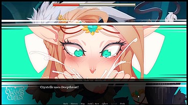 Queen Climax [ ROUGH Hentai Game ] Ep.1 PRINCESS use RIM JOB to win the SEX FIGHT !