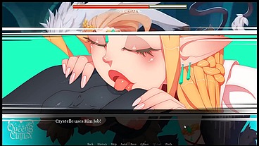 Queen Climax [ ROUGH Hentai Game ] Ep.1 PRINCESS use RIM JOB to win the SEX FIGHT !