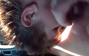 Wife gives head in the car
