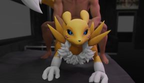 Furry porn with Renamon doing sex