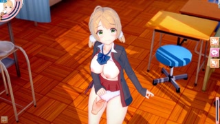 [Hentai Game Koikatsu! ]Have sex with Big tits Vtuber Shigure Ui.3DCG Erotic Anime Video.