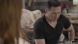 PURE TABOO Man Conditions Teen Babysitter To Have Anal Sex With Him