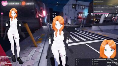This virgin loves to undress in public and she got caught. 3D Hentai Game