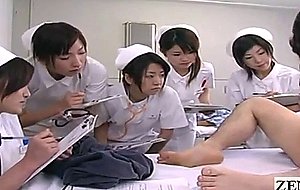 Subtitled cfnm japanese medical anal prostate massage