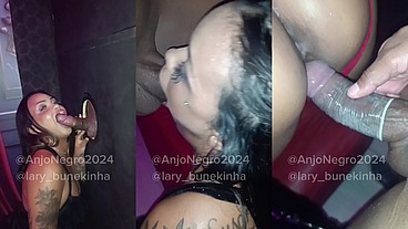 Fui no gloryhole e dei pro negão
