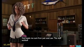 Treasure of Nadia [PornPlay Hentai game] Ep.42 wrong hole and first time anal for Emily