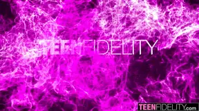 Teen GF gives the best deepthroat blowjob and rides cock hard